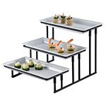 American Metalcraft IS18 3 Tier Display Stand, 20 x 13.75 x 12, Wrought Iron