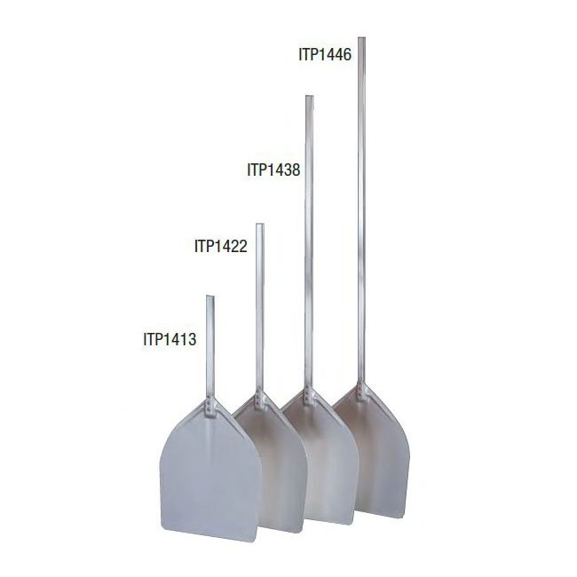 American Metalcraft ITP1446 Pizza Peel, 14-1/2 in x 14-1/2 in, 63-1/2 in Overall Length, Aluminum