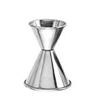 American Metalcraft J269 Rolled Edge Jigger, 2 x 2 oz., Satin Finish Stainless Steel