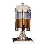 American Metalcraft JUICE1 Single Station Juice Dispenser, S/S, Ice Tube, Drip Tray, 8-1/2 Qt.