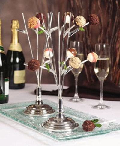 American Metalcraft LPT510 Tasting Tree For 10 Slim Stemmed Appetizers, Sterling Silver