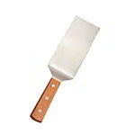 American Metalcraft LT14ST 14-in Turner w/ 3 x 8-in Stainless Straight Blade & Wood Handle