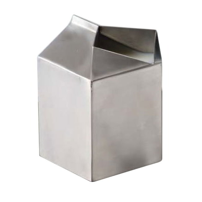 American Metalcraft MCC500 Creamer, 5 oz., Milk Carton Shape, Stainless Steel