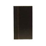 American Metalcraft MCTRBPBL Securit 5 x 9 in Trendy Sewn Bill Presenter, Cash/Credit Sleeve, Black