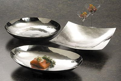 American Metalcraft MDS14 Platter, 14 in x 14 in, Square, Stainless Steel