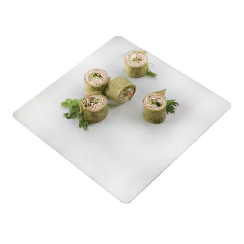 American Metalcraft MEL1414 14-3/8 in Flat Platter, Square, Melamine