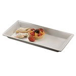 American Metalcraft MEL19 Endurance Platter, 14-1/4 in x 7-1/2 in, Melamine, White