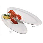 American Metalcraft MEL49 Endurance Boat Platter/Tray, 24 in L, Melamine, Dishwasher Safe, White