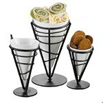 American Metalcraft MELFCW475 5-3/4 oz Small Fry Cone, 4 in H, Melamine, White