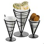 American Metalcraft MELFCW535 10 oz Medium Fry Cone, 5 in H, Melamine, White