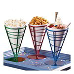 American Metalcraft MELFCW755 Large White Fry Cone, 23.5 oz, 6.5 in H, Melamine, White