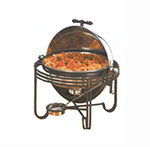 American Metalcraft MESA19 Mesa Chafer, 6 Qt., Round, Roll Top, Stainless w/ Wrought Iron Accents