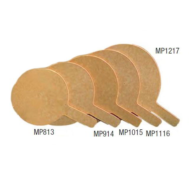 American Metalcraft MP1217 Pizza Peel, 12 in Round w/ 5 in Handle, Pressed Wood, NSF Listed