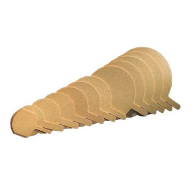 American Metalcraft MP1419 Pizza Peel, 14 in Round w/ 5 in Handle, Pressed Wood, NSF Listed
