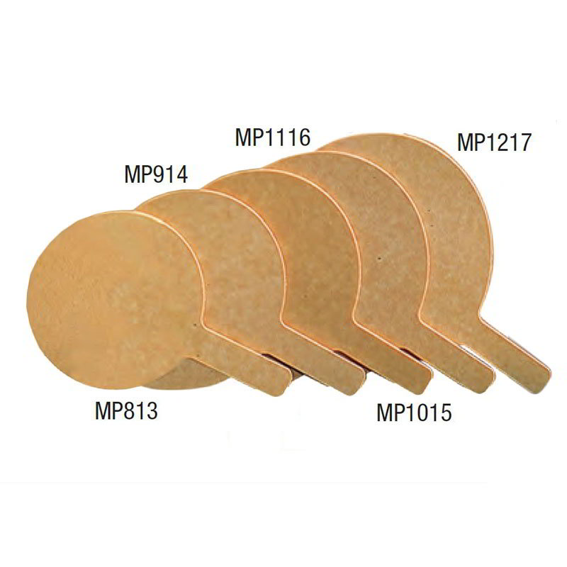 American Metalcraft MP1722 Pizza Peel, 17 in Round With 5 in Handle, Pressed Wood