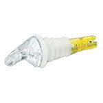 American Metalcraft MPC150 Measure Pourer, 1-1/2 oz Capacity, Clear Nozzle, Yellow Base, No Collar