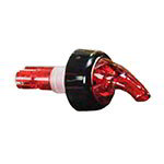 American Metalcraft MPR100C Measure Pourer, 1 oz Capacity, Red Nozzle, Red Base, Black Collar