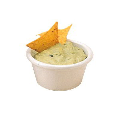American Metalcraft MRF450W Ramekin, 3-1/2 oz Capacity, Fluted Sides, Melamine, White