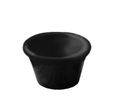 American Metalcraft MRS150BL Ramekin, 1-1/2 oz Capacity, Smooth Sided, Melamine, Black