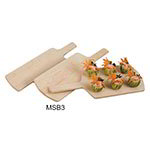 American Metalcraft MSB3 Serving Board, 18 in L x 6-1/2 in W x 1/2 in H, Solid, Maple