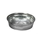 American Metalcraft MTUB12 Tub, 12 in x 3 in, Side Handles, Galvanized Tin