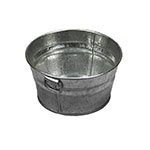American Metalcraft MTUB63 Tub, 6 in x 3 in, Side Handles, Galvanized Tin