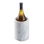 American Metalcraft MWC57WHITE Wine Cooler, 7 in, Keeps Proper Temperature Up To 2 hrs, Marble, White