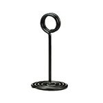 American Metalcraft NSB1 Number Stand Swirl Base, 1-1/2 in, Black