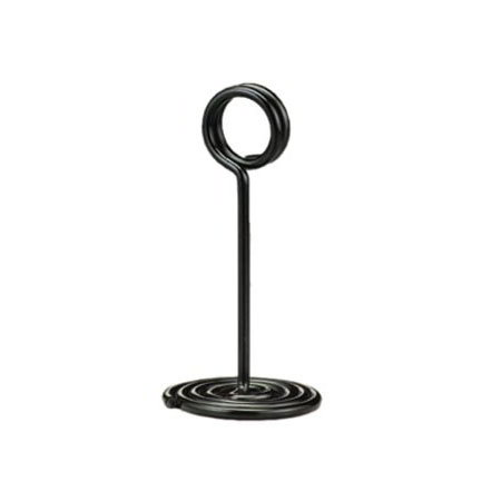 American Metalcraft NSB12 Number Stand Swirl Base, 12 in, Black