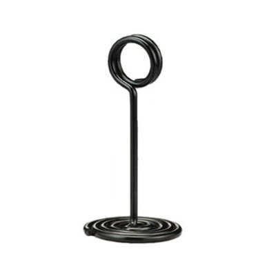 American Metalcraft NSB1 Number Stand Swirl Base, 1-1/2 in, Black