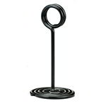 American Metalcraft NSB4 Number Stand Swirl Base, 4 in, Black