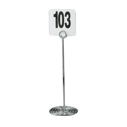 American Metalcraft NSC12 Number Stand Swirl Base, 12 in, Chrome