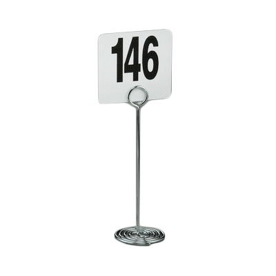 American Metalcraft NSC8 Number Stand Swirl Base, 8 in, Chrome