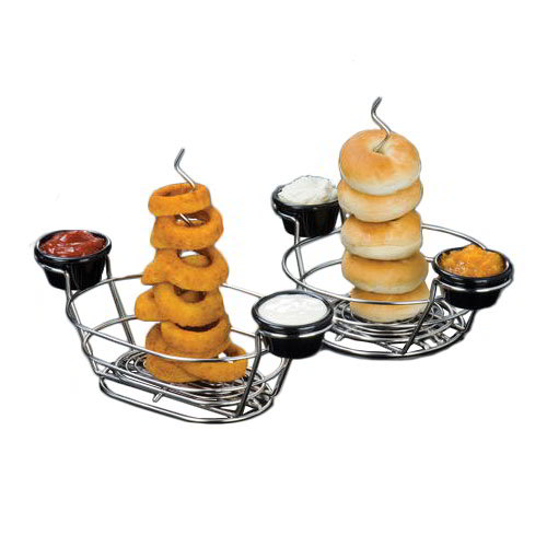 American Metalcraft ORHC1 Onion Ring Spindle, Round, Stainless Steel, Basket Sold Separately