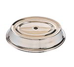 American Metalcraft OV1250S Platter Cover, Finger Hole, Stainless, 11-1/16 to 12-1/2 in Long, Stacking