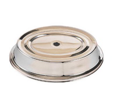 American Metalcraft OV1500S Platter Cover, Finger Hole, Stainless, 12-5/8 to 15-1/2 in Long, Stacking