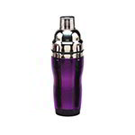 American Metalcraft PAS61 Cocktail Shaker, 16 Oz., Purple Acrylic, Stainless Top, 3-Piece Set