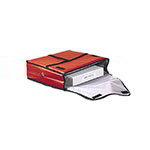 American Metalcraft PB1800 Pizza Delivery Bag, 18 in x 18 in, Holds Two 16 in Boxes, Red Vinyl