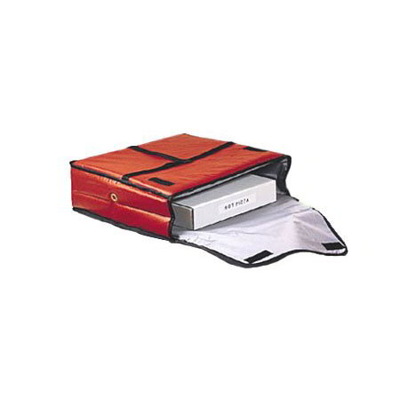 American Metalcraft PB1800 Pizza Delivery Bag, 18 in x 18 in, Holds Two 16 in Boxes, Red Vinyl