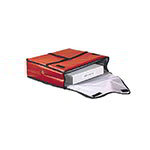 American Metalcraft PB2000 Pizza Delivery Bag, 20 in x 20 in, Holds Two 18 in Boxes, Red Vinyl