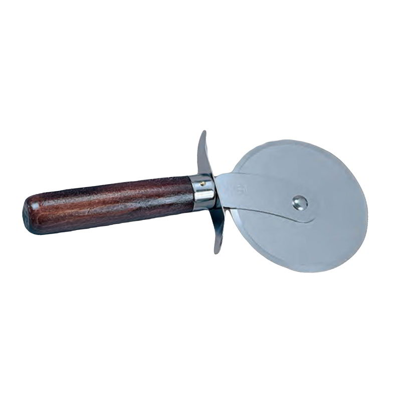 American Metalcraft PC7400 Pizza Cutter, 4 in Wheel, Wood Handle, Stainless Blade