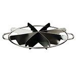 American Metalcraft PC8 Pie Cutter, 8 Cut, 10 in Dia, 2 in High Blades