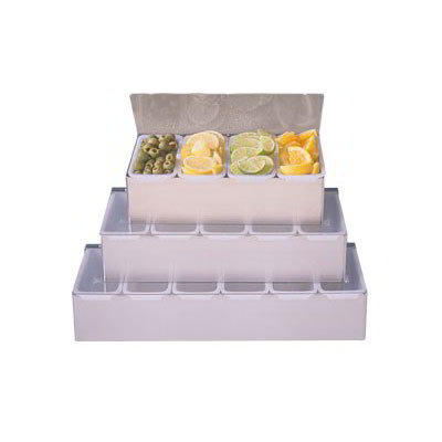 American Metalcraft PCI10 Bar Condiment Holder, 1 Pint, For CD4, CD5, and CD6, Plastic