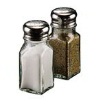 American Metalcraft PNS24 Salt & Pepper Shaker, 2 oz, Glass With Mushroom Top