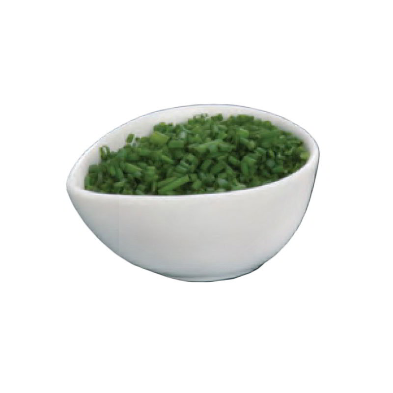 American Metalcraft PORB150 Egg Shaped Porcelain Bowl, 1-1/2 oz, 3.25 x 2.25 x 1.25 H, White