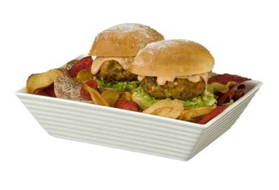 American Metalcraft PORRB96 Bowl, 9 in x 6 in 2.15 in H, Porcelain
