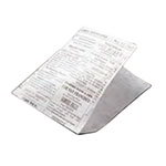 American Metalcraft PPRN76 Wax Fry Paper Bags, 7 x 6 inches, 250 Sheets, Newsprint, FDA / Food Safe