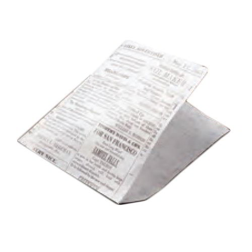 American Metalcraft PPRN76 Wax Fry Paper Bags, 7 x 6 inches, 250 Sheets, Newsprint, FDA / Food Safe