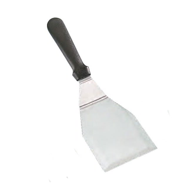 American Metalcraft PS19075 Heavy Duty Turner / Server, 4 x 6-in Blade & Plastic Handle