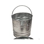 American Metalcraft PTUB87 Pail, 8 in x 7 in, 1.16 Gal., Wire Handle, Galvanized